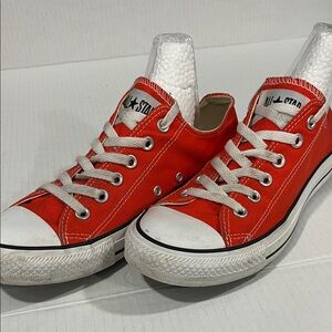 Converse Red Low-Top Sneakers